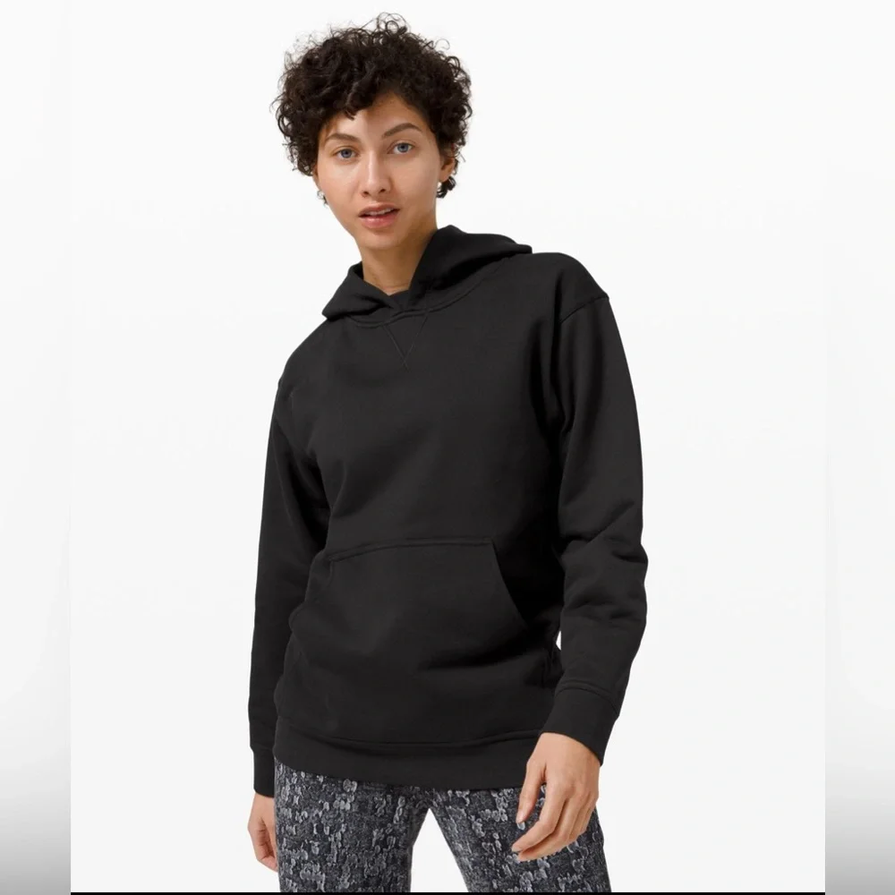 NEW! Lululemon All Yours Hoodie French Terry - Black. - Size 4